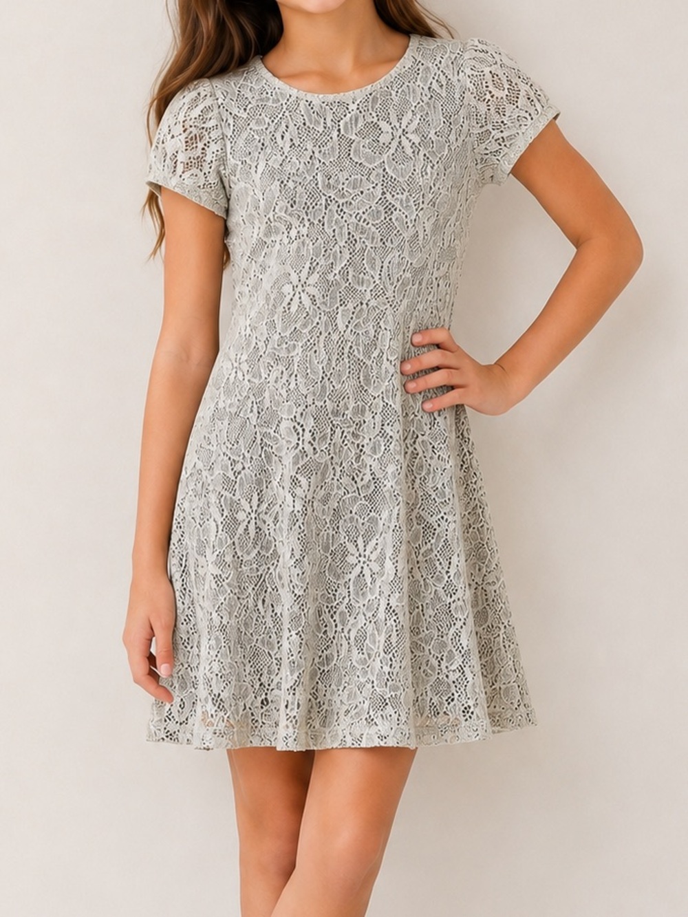 Adore La Vie: Girls Fully Lined Dress.  Size 8